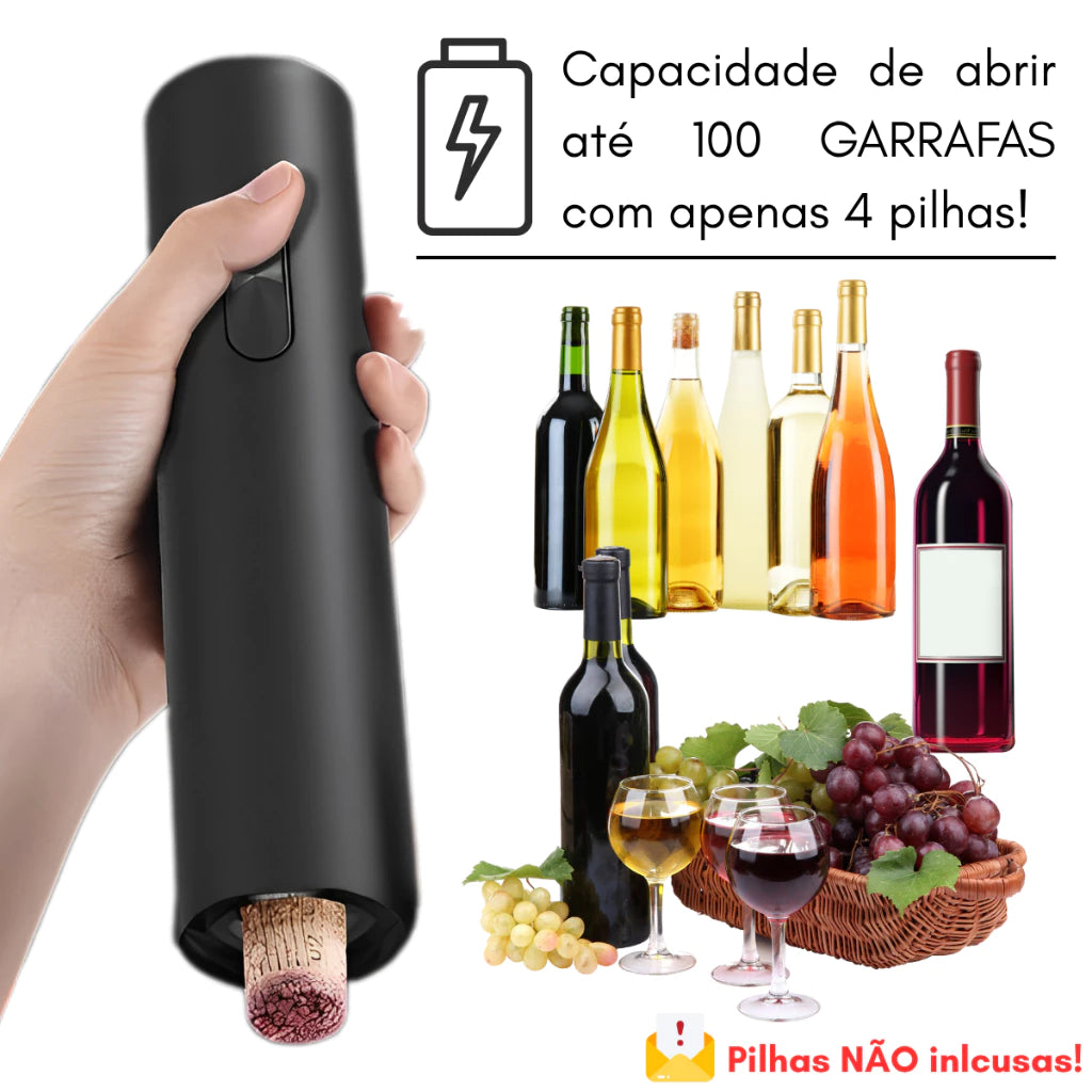 ABRIDOR DE GARRAFA VINHO AUTOMATICO